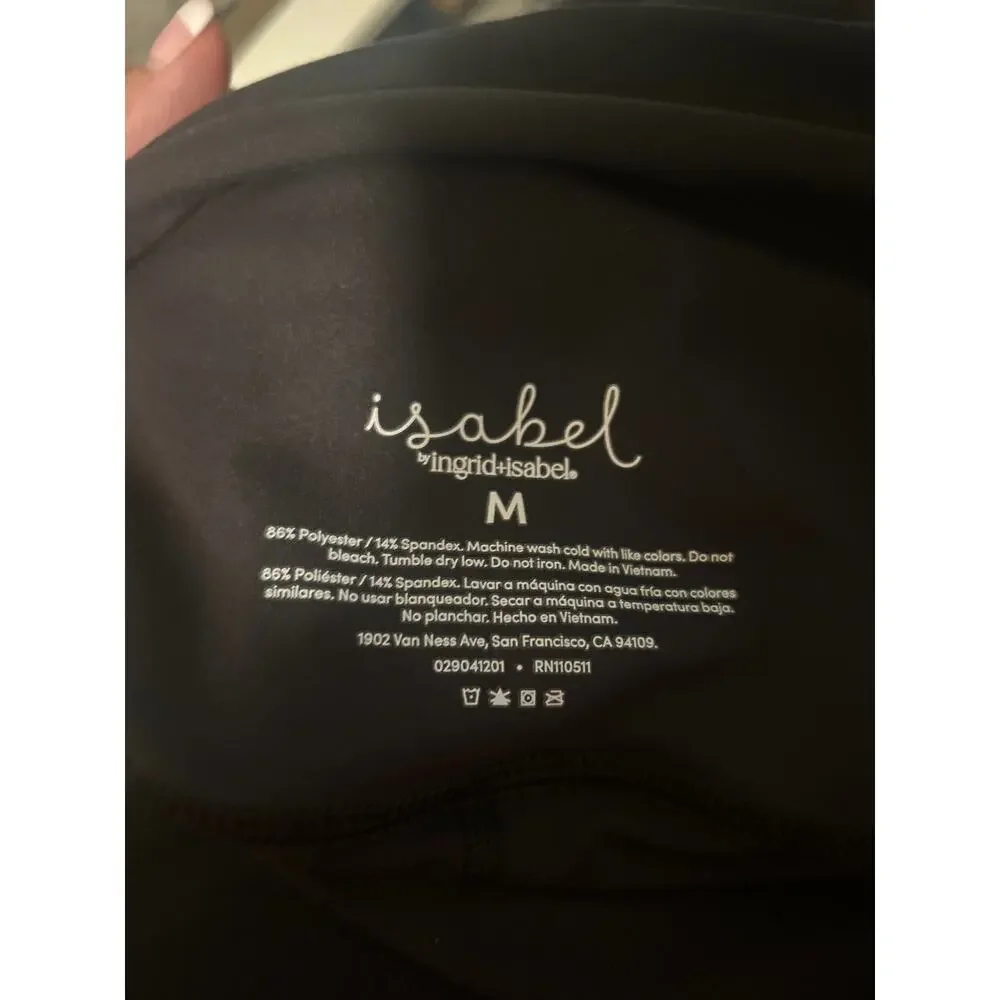 Ingrid & Isabel Everyday Maternity Size M Skort Black Stretchy
